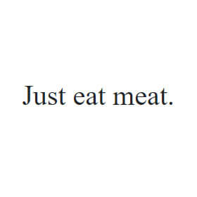 just-meat